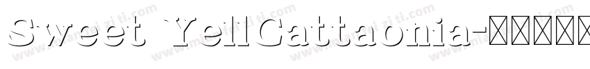 Sweet YellCattaonia字体转换